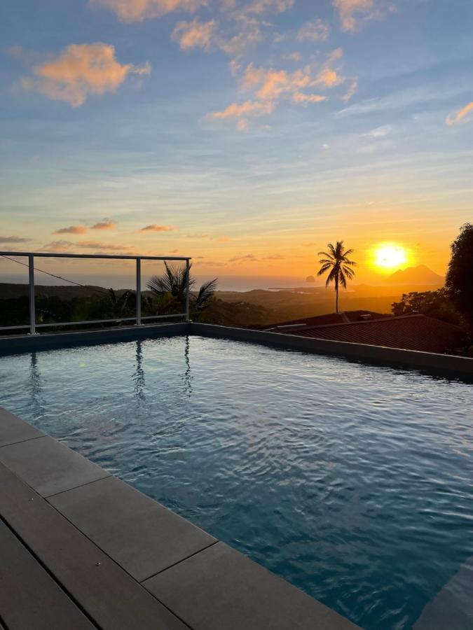 Les Villas Pameyaque 2 F2 Avec 1 Piscine Et 1 F3 Avec 1 Piscine, Superbe Vue Sur La Mer Riviere-Salee Exterior foto
